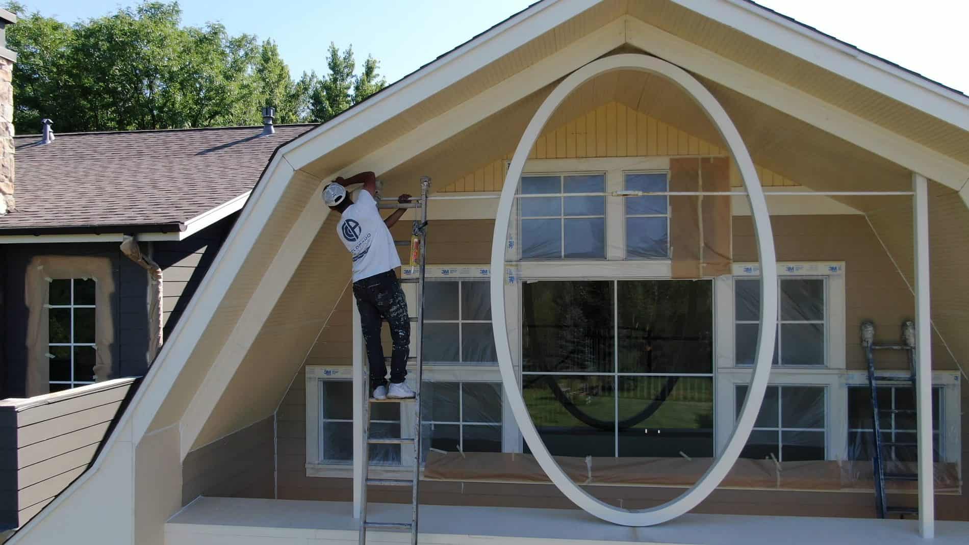 trim exterior house painters