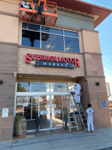 Exterior Commercial Building Painting